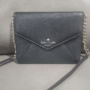 Kate Spade Black Envelope Crossbody Bag